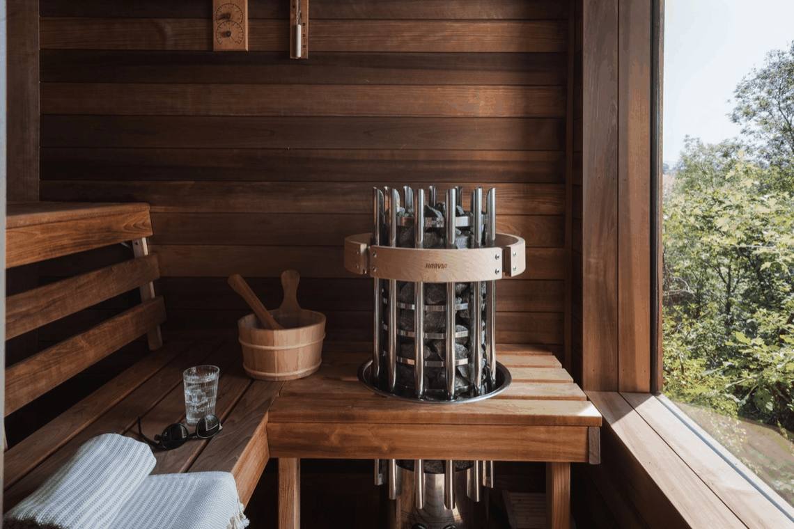 Sauna interior
